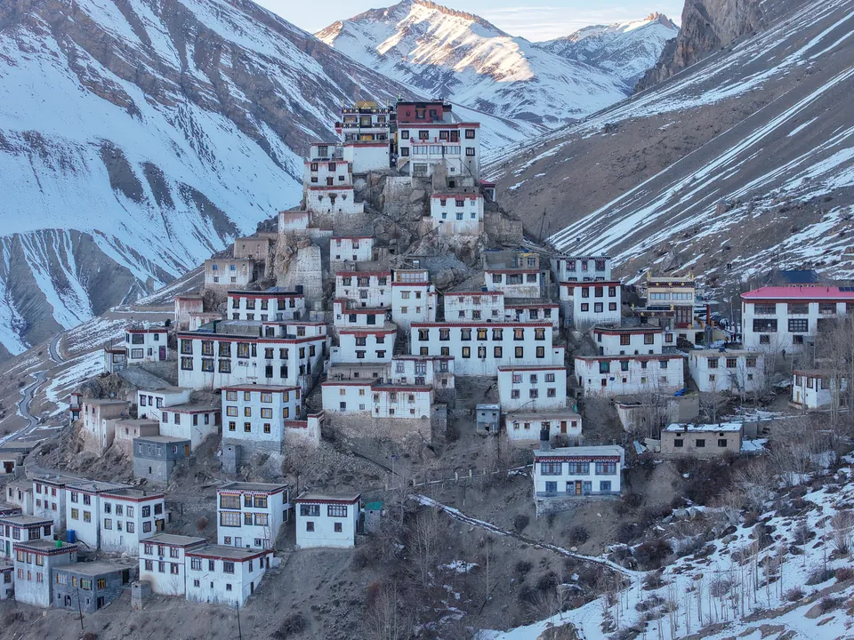 Spiti Valley, Himachal Pradesh Spiti monastery above the Himalayan high desert