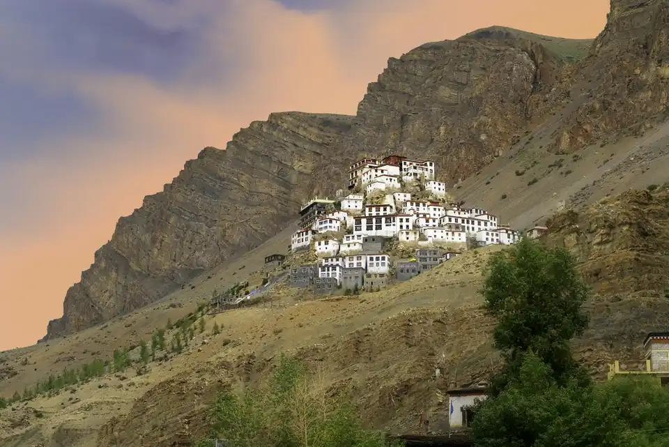 Spiti Valley, Himachal Pradesh Spiti monastery above the Himalayan high desert