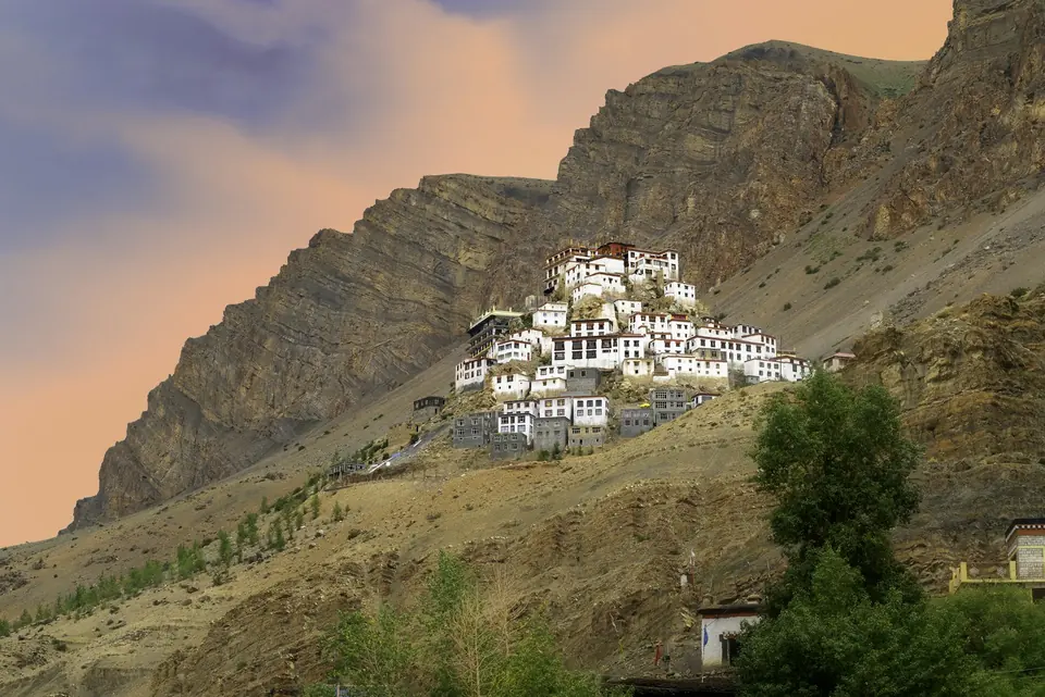 Spiti monastery above the Himalayan high desert
